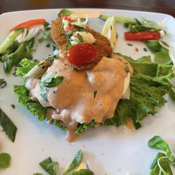 Café og Restaurant Victoria - Salad with Schnitzel