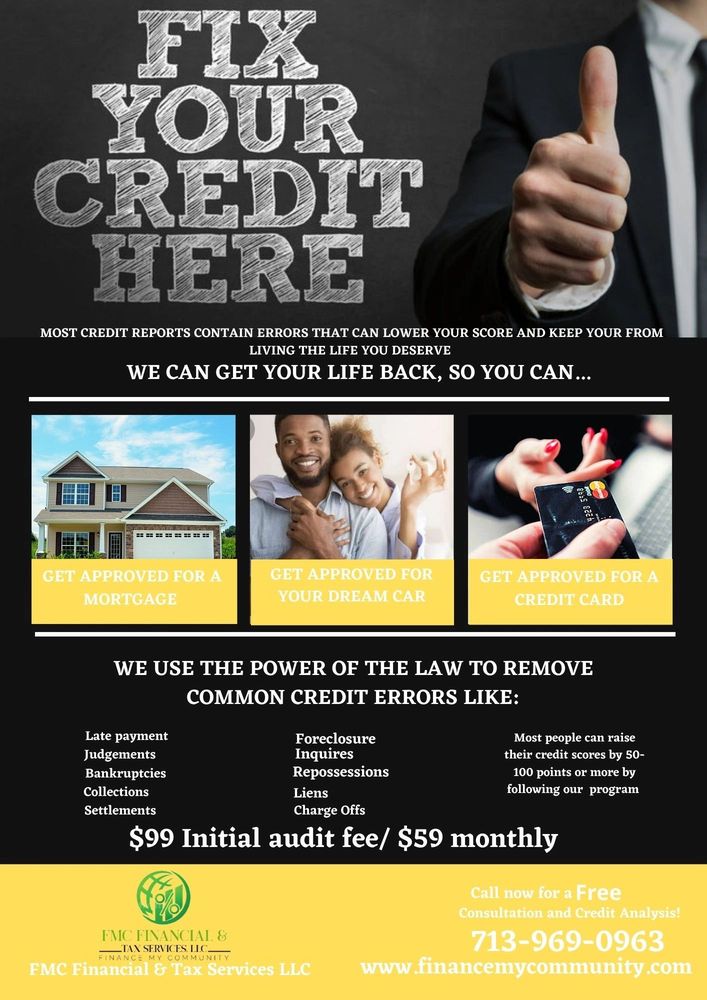 FMC FINANCIAL & TAX SERVICES 9898 St, Houston, Texas Tax