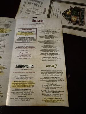 Menu photo 4 Hennessey's Tavern Las Vegas, NV