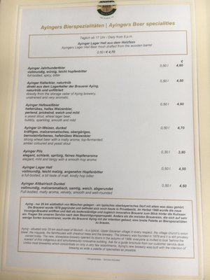 Menu photo 6 Wirtshaus Ayingers Munich, BY