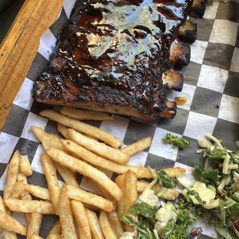 Showdowns Restaurant - Half rack of ribs with coleslaw and fries - Music Venues Near Me - Tropic, Utah Showdowns Restaurant - Half rack of ribs with coleslaw and fries - Music Venues Near Me - Tropic, Utah