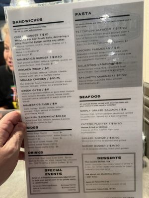 Menu photo 3 Majestic House Restaurant Princeton, KY