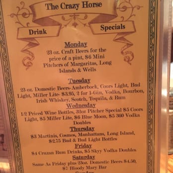 Crazy Horse - Pubs Near Me - Bloomington, Indiana