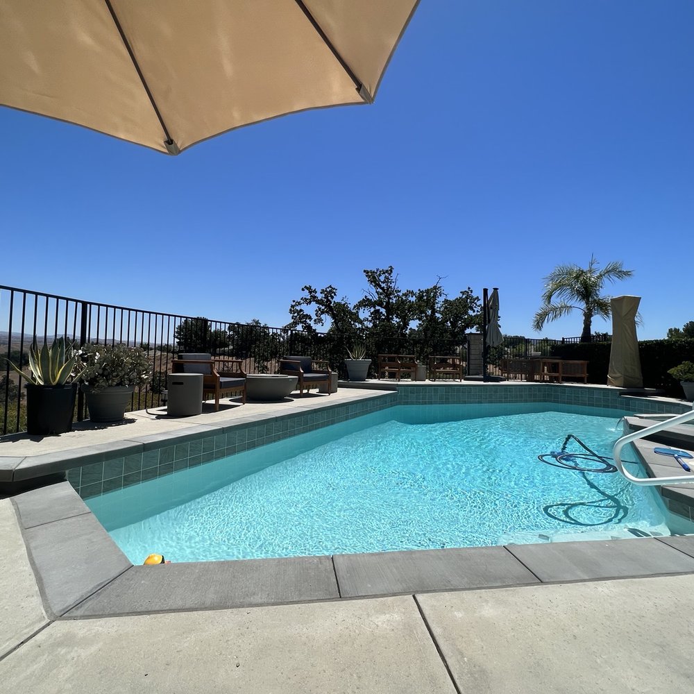 Reyes Pool Plastering - The finished updated pool - General Contractors Near Me - Lancaster, California Reyes Pool Plastering - The finished updated pool - General Contractors Near Me - Lancaster, California