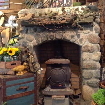 Fireplace And Ben Franklin Stove In The Historic Ca 1899