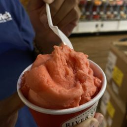 Strawberry Lemonade Sorbet