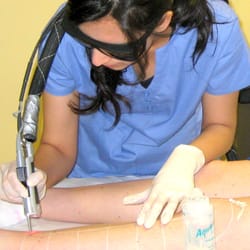 Ashé Laser Med Spa - Our co-owner Saher working on Laser Hair Removal.