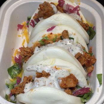Daily Seoul - Pork bao buns with sauce - Korean Near Me - East Rutherford, New Jersey Daily Seoul - Pork bao buns with sauce - Korean Near Me - East Rutherford, New Jersey