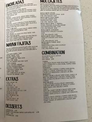 Menu photo 5 Casa Maya Mexican Restaurant Bradenton, FL