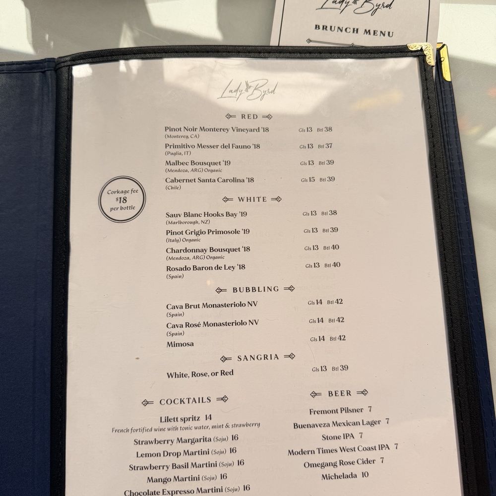 Lady Byrd Cafe - Menu - New American Near Me - Los Angeles, California Lady Byrd Cafe - Menu - New American Near Me - Los Angeles, California