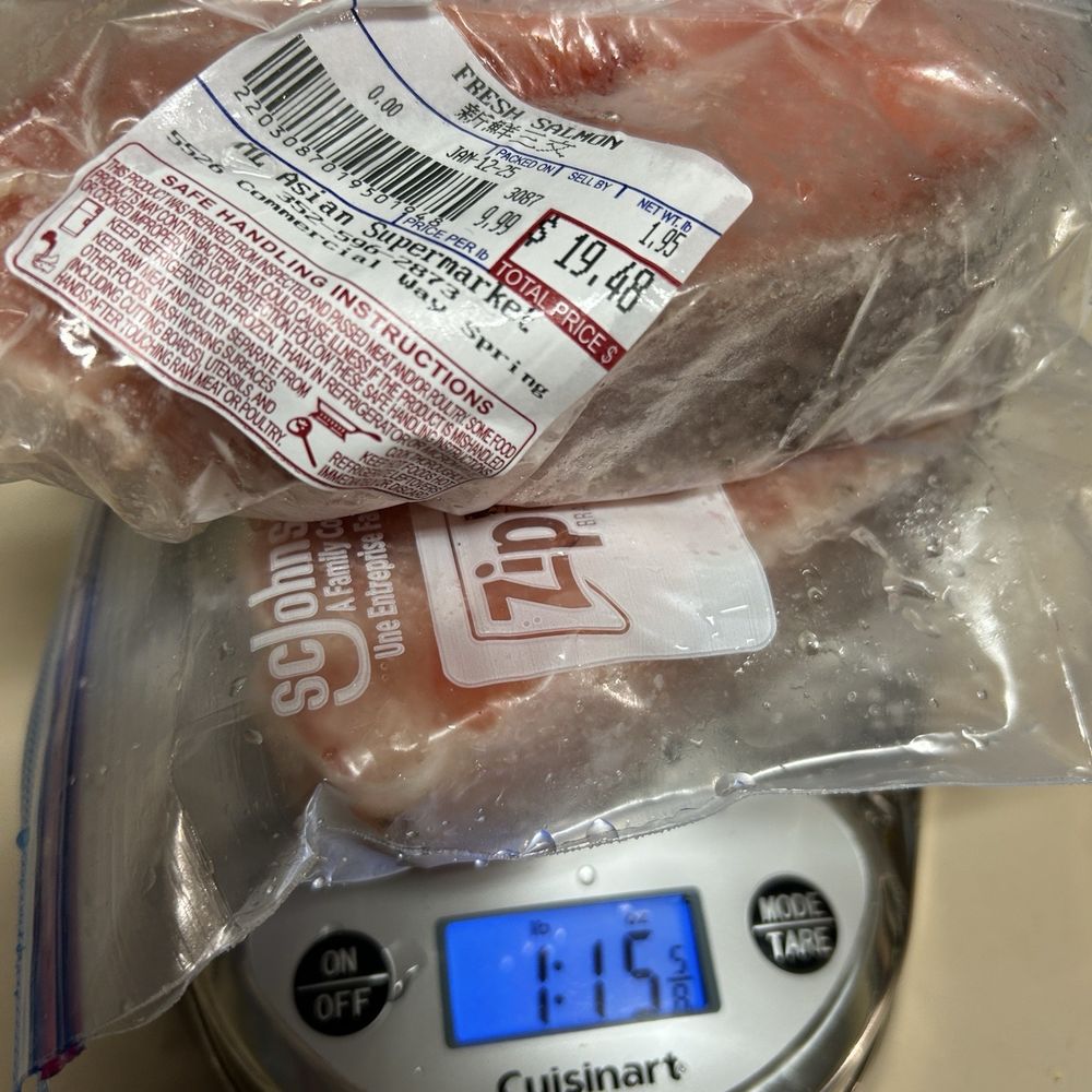 HL Supermarket price tag with 1.95 lbs weight Weight should only be 1.15 lbs Please investigate! HL Supermarket price tag with 1.95 lbs weight Weight should only be 1.15 lbs Please investigate!