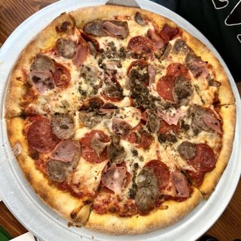Genovas Pizza Station - Small meat lovers - Italian Near Me - Richmond, Virginia Genovas Pizza Station - Small meat lovers - Italian Near Me - Richmond, Virginia