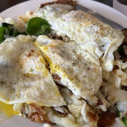 Union skillet w/ over easy eggs