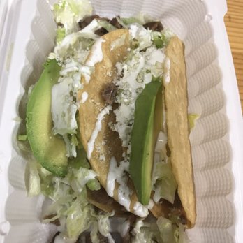 Cocina Dona Maria - Two carne asada hardshell tacos, $2.50 each - Mexican Near Me - Santa Clara, California