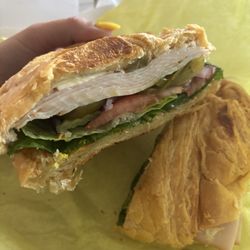 Turkey & cheese sandwich