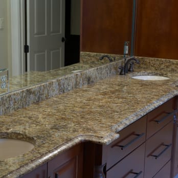 Onyx Stoneworks - a double sink in a bathroom - Flooring Near Me - Riverdale, Georgia