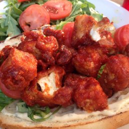 Buffalo Tofu Sandwich