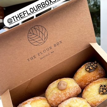 The Flour Box - The very right is black sesame and I forgot the other flavors but all so good - Bakeries Near Me - Seattle, Washington