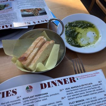 Alessa - Bread and pesto - Italian Near Me - Laguna Beach, California Alessa - Bread and pesto - Italian Near Me - Laguna Beach, California