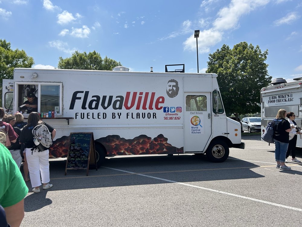 FlavaVille Food Truck Logo