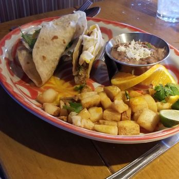 Lupe Tortilla Mexican Restaurant - Barbacoa tacos...more like brisket...still very good! - Tex-Mex Near Me - Round Rock, Texas