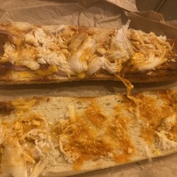 Buffalo chicken melt