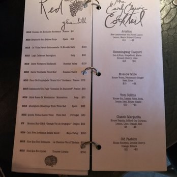 Early Terrible - Wine and cocktail menu 5/19 - Bars Near Me - Woodstock, New York