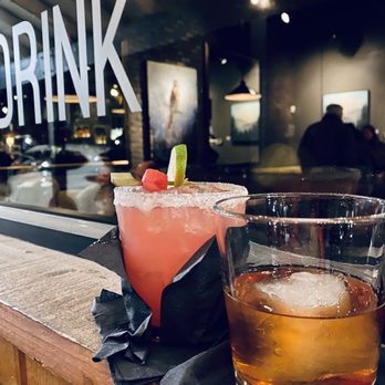 Gather in Jackson Hole - Watermelon Margarita & Old Fashion - New American Near Me - Jackson, Wyoming