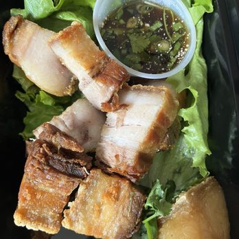Quality Thai - Crispy Pork Belly (the sauce it comes w is sooo good) - Thai Near Me - Las Vegas, Nevada
