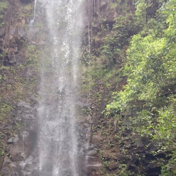 Kayak Adventures - At the waterfalls - Rafting/Kayaking Near Me - Kapaa, Hawaii