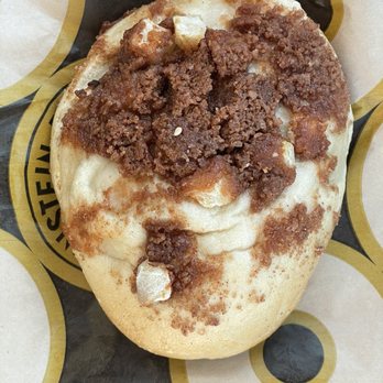 Einstein Bros. Bagels - Apple cinnamon bagel with cream cheese - Bagels Near Me - Carmel, Indiana Einstein Bros. Bagels - Apple cinnamon bagel with cream cheese - Bagels Near Me - Carmel, Indiana