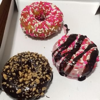 Duck Donuts - Some of the new love donut options. Holiday sprinkles are always fun! - Donuts Near Me - Clark, New Jersey Duck Donuts - Some of the new love donut options. Holiday sprinkles are always fun! - Donuts Near Me - Clark, New Jersey