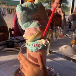 Cotton candy shake