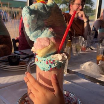 Steel Plow Burger - Cotton candy shake - Burgers Near Me - Moline, Illinois