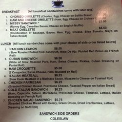 Mama's Café - Just a little bit of their awesome menu