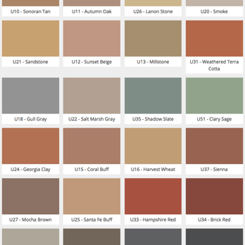 Nature One - a sample of the color palettes available in the catalog - Landscaping Near Me Nature One - a sample of the color palettes available in the catalog - Landscaping Near Me
