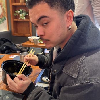Kajiken - My friend eating ramen. He loves it!!!! - Ramen Near Me - New York, New York Kajiken - My friend eating ramen. He loves it!!!! - Ramen Near Me - New York, New York