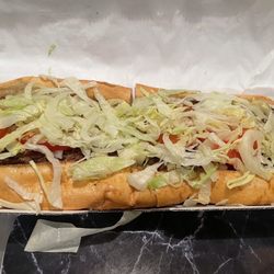 Pat's Pizza - Cheeseburger sub! Enough for two!