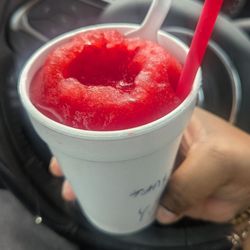 Cajun Sneaux Snoballs - Strawberry Cheesecake