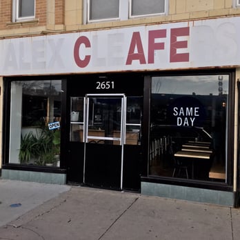 Same Day Cafe - From the street, they go out of their way to not hide the fact this place used to be a dry cleaner. Inside is a different story. - Desserts Near Me - Chicago, Illinois