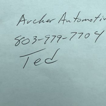 Archer Automotive - Correct number for Archer Automotive 5774 Charlotte Hwy, Lake Wylie, SC 29710 - Auto Repair Near Me - Lake Wylie, South Carolina Archer Automotive - Correct number for Archer Automotive 5774 Charlotte Hwy, Lake Wylie, SC 29710 - Auto Repair Near Me - Lake Wylie, South Carolina