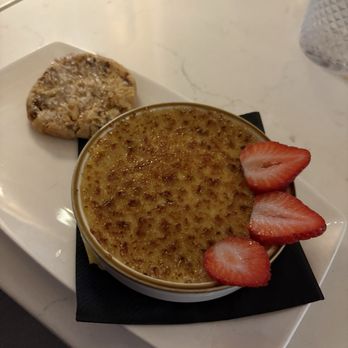The Foxtail on the Lake - Orange crème brûlée - Seafood Near Me - Des Plaines, Illinois