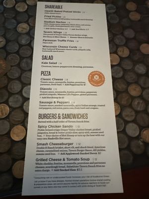 Menu photo 2 Tavern Hall Bellevue, WA Menu photo 2 Tavern Hall Bellevue, WA