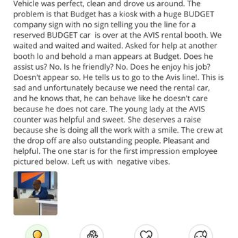 Budget Rent A Car - Another review of that bad employee not helping customers - Car Rental Near Me - Burbank, California