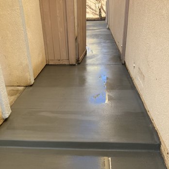 Apex Tree Care - New concrete replacing dirt and old brick pavers - Tree Services Near Me