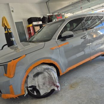 Fender Menders - Primed and ready for paint almost done - Mobile Dent Repair Near Me - Kissimmee, Florida Fender Menders - Primed and ready for paint almost done - Mobile Dent Repair Near Me - Kissimmee, Florida