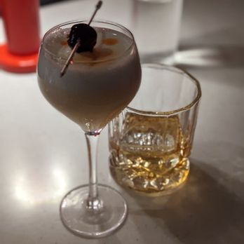 Bar Orai - Whiskey and whiskey sour light - Speakeasies Near Me - New York, New York Bar Orai - Whiskey and whiskey sour light - Speakeasies Near Me - New York, New York