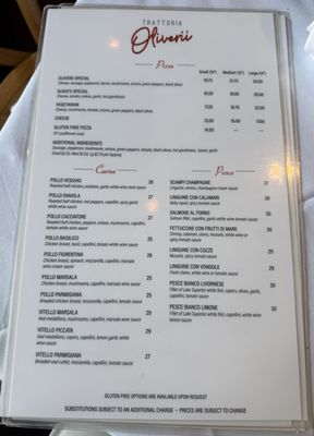 Menu photo 5 Trattoria Oliverii Northbrook, IL Menu photo 5 Trattoria Oliverii Northbrook, IL