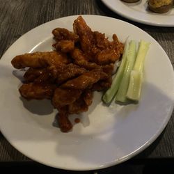 Julianos Pub and Grill - Boneless chicken tenders 10 piece, not enough sauce!