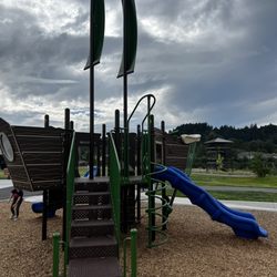 Van Doren's Landing Park - Small play structure with two slides